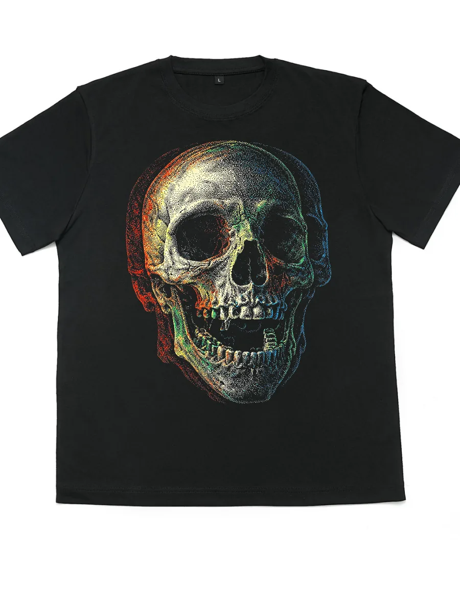 Футболка Череп дотворк